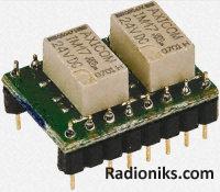 PCB relay, 2A 24Vdc coil - pin16 +ve