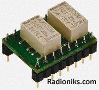 PCB relay, 2A 24Vdc coil - pin1 +ve