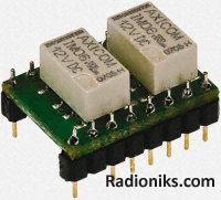 PCB relay, 2A 12Vdc coil - pin16 +ve