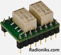 PCB relay, 2A 5Vdc coil - pin1 +ve