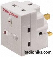 3 Way Switched Surge Adaptor