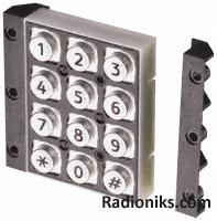 12 way blue illuminated keypad