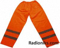 Orange Hi vis Trousers Med