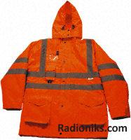 Orange Hi vis Jacket Lge