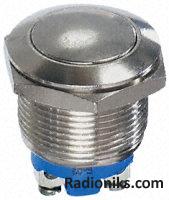 VANDAL RESISTANT PUSHBUTTON SWITCH, 19 M