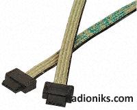 2w vert-vert female cable assy 300mm