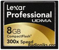 Lexar 8GB 300x CompactFlash Card
