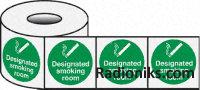 75x75 Designated smoking room - roll 250