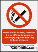 No smoking on these premises (Scotland)
