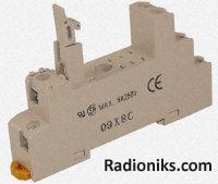 8pin DIN rail/sface mtg socket for relay