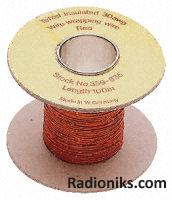Orange Tefzel(R) wrapping wire,30awg100m (1 Reel of 100 Metre(s))