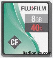 Fuji 8GB 40x CompactFlash Card