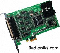 PCI Express Lynx 8 Port RS232 8X25 Pin