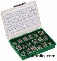 A4 S/S cross recess pan/csk screw kit (1 Kit of 1)