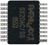 SX chip,20 pin,12 I/O,2k Fl SX20AC/SS-G
