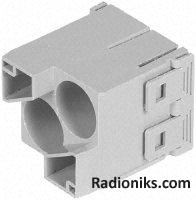 HD Connector, HVS Insert TX.2 male