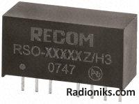 DC/DC,Reg,9-36Vin,3.3Vo 0.3A,1W,3kV