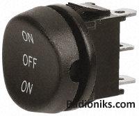 SPDT rocker switch, ON-OFF-ON marking