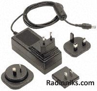 Power Supply,Plug Top,CEC,18V,1.1A,20W