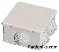 Junction box, IP44, 80x80x40mm