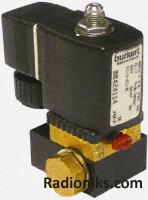 3/2 way direct mtd solenoid valve, 24Vdc