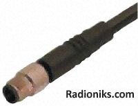 Connector,circular,submin,cable plug,M5,0.14mm-¦ c