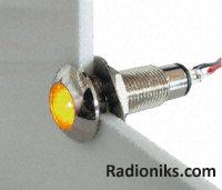 LED indicator 8.1mm 537 blue 110Vac