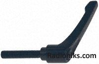 Clamp hdl,zinc,S/S stud,M6x16,42,M (1 Pack of 2)