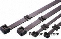 Black Cable Tray Ties, 320x7.6mm (1 Bag of 100)