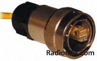 Cable plug for RJ45, plastic nut