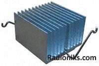 Heatsink 42x42x29mm, with wire clip