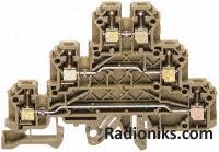 3 in 3 out feedthrough terminal