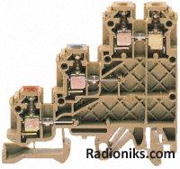 3 in 1 out feedthrough terminal