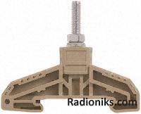 M5 Single stud din rail terminal