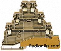 3 feedthrough terminals with Earth (1 Pack of 10)