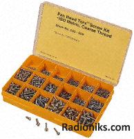 Panhead Six Lobe M/c Screw kit, M2.5-M6 (1 Kit of 1)