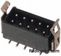 14w DIL vertical smt plug latched