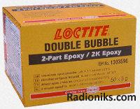 Double-bubble epoxy adhesive,3gm sachet (1 Box of 50)
