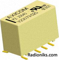 DPDT SMT telecom relay, 5A 5Vdc coil