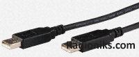 USB to USB Null Modem Cable, 2.5m