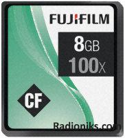Fuji 8GB 100x CompactFlash Card