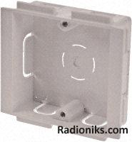 1 gang socket box for Duo trunking (1 Pack of 5)