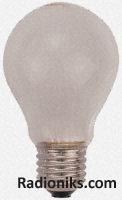 Pearl ES cap tungsten GLS lamp,60W 50Vac (1 Pack of 10)