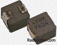 ETQP Coil inductor, 2.45uH, 4.5A