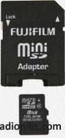 8GB Universal SD, MiniSD, MicroSD Card