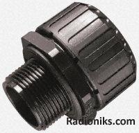Straight adaptor for pliable conduit,M32 (1 Pack of 5)