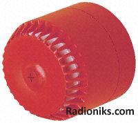 Red shallow base sounder,9-28Vdc