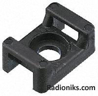 Black nylon cable tie clamp,M3 4.8mm (1 Bag of 250)