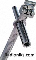 Releasable Wall Plug Fixing Cable Tie (1 Bag of 25)