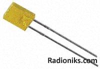 Yellow standard LED,HLMP-S301 20mA 2x5mm